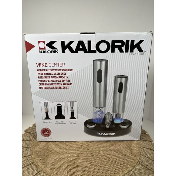 KALORIK Wine Center Opener Preserver Vacuum Seal and Charging Base NEW in Box - Picture 7 of 15